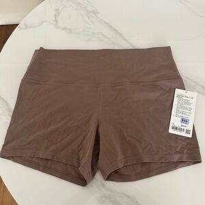 Lululemon biker shorts 4in size 18 NWT